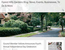 Tablet Screenshot of foresthillsgardensblog.com